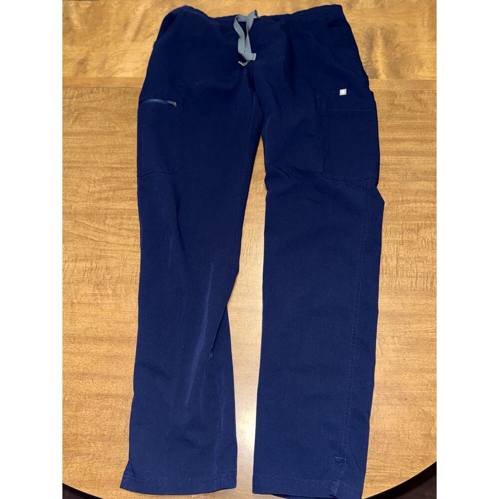 Figs Yola Skinny Scrub Pant-S-Navy